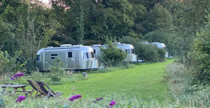 Een vakantie in een Amerikaanse Airstream in Frankrijk